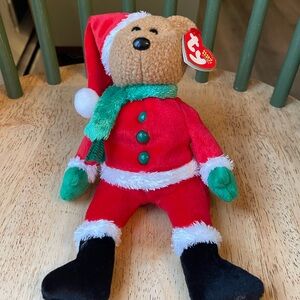 Holiday Ty Beanie Baby with Red Outfit— Kringle